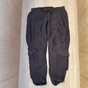 Johnny Was elastic waist cargo pants